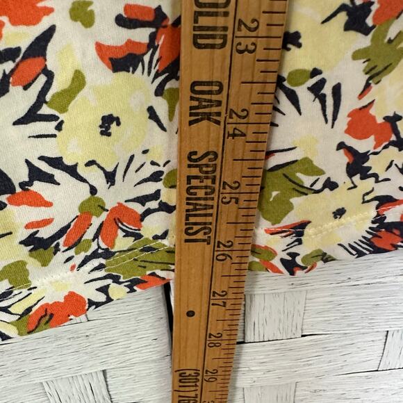 Merona women’s swoop neck floral T-shirt 100% cotton, TradMom plus size - Picture 5 of 7